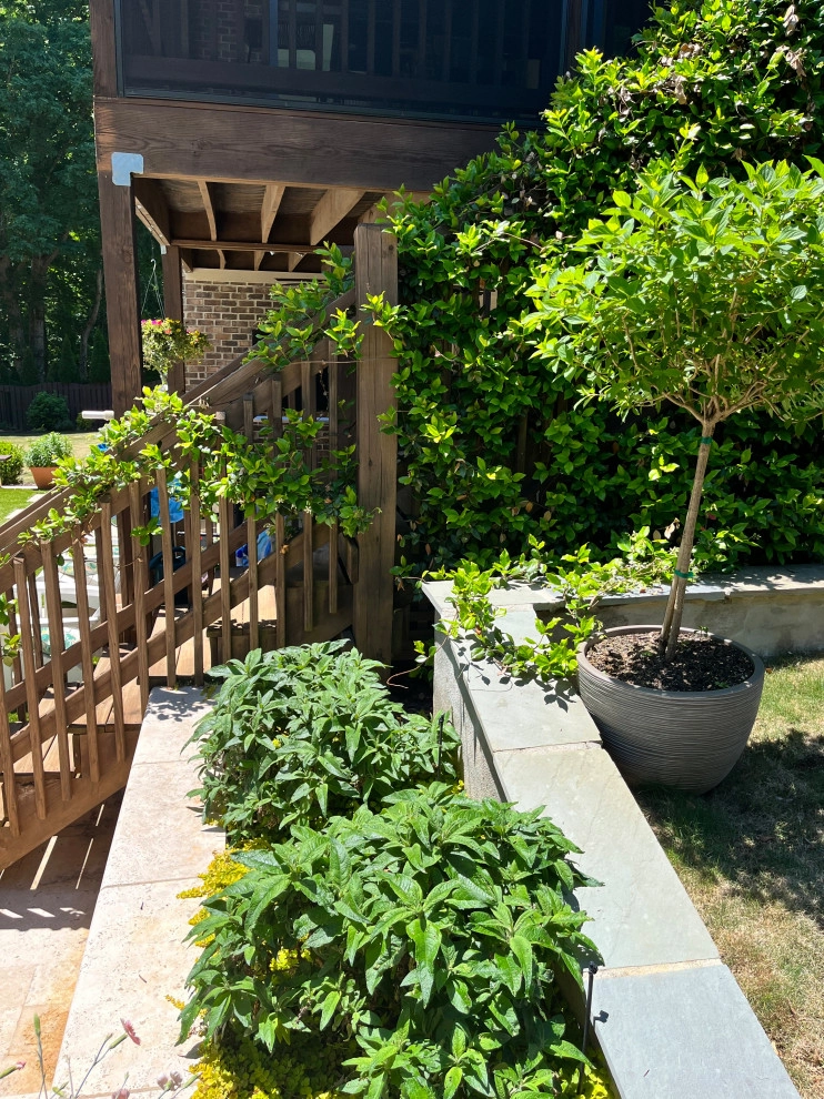 Roper Mountain Pool and Terraced Yard by Earth Design, Inc. - Photo 6