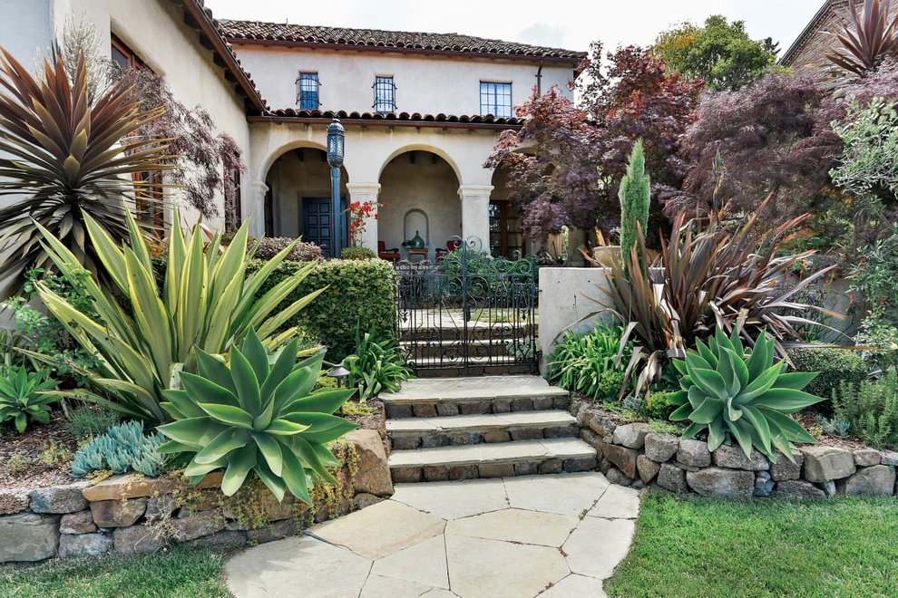 Courtyard Entry Garden by Lazar Landscape Design And Construction - Photo 3