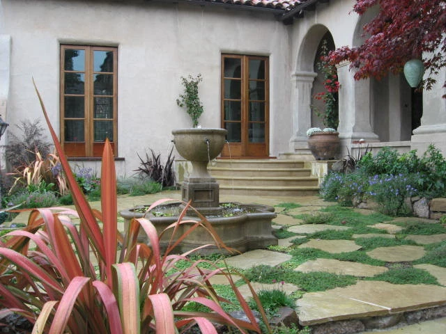 Courtyard Entry Garden by Lazar Landscape Design And Construction - Photo 13