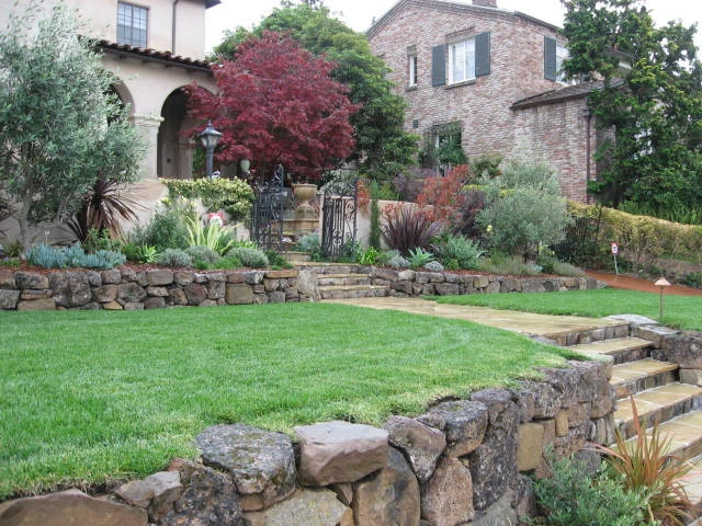 Courtyard Entry Garden by Lazar Landscape Design And Construction - Photo 17