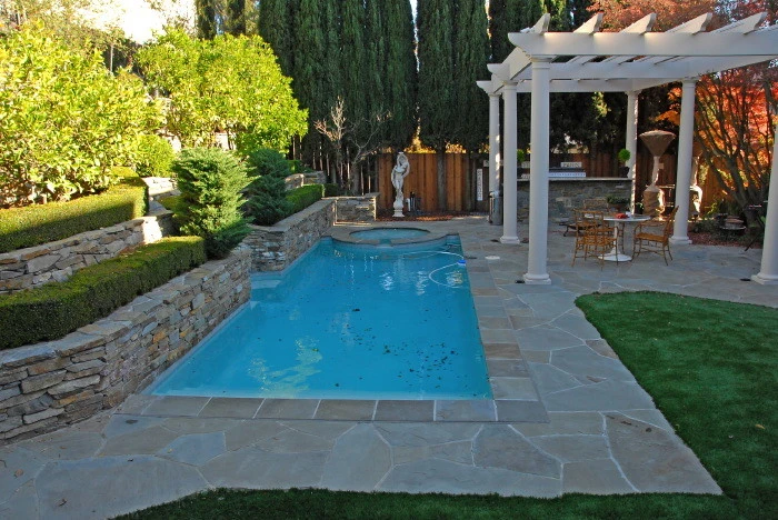 Formal Pool Garden by Lazar Landscape Design And Construction - Photo 2
