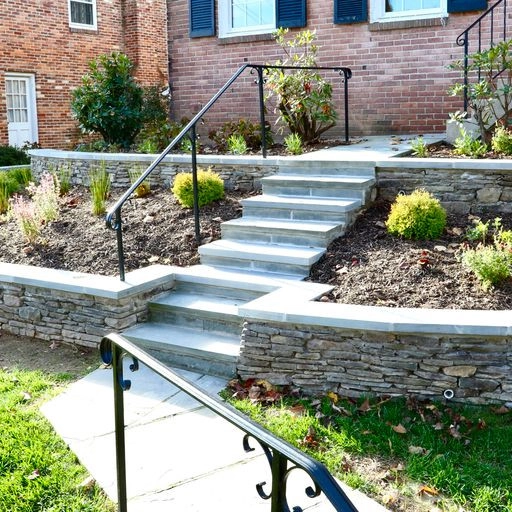Terraced front walk by Earth Essence Designs - Photo 5