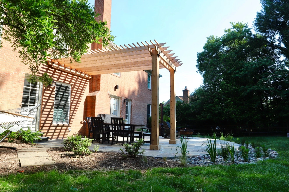 Patio, pergola, and drainage by Earth Essence Designs - Photo 5