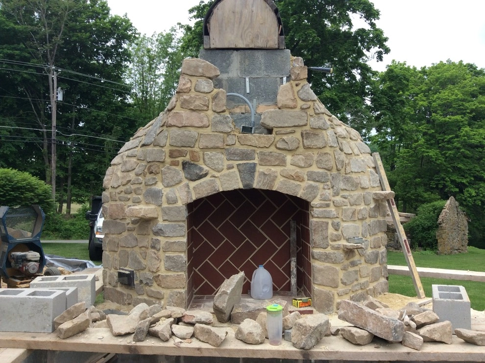 Historic Home Gets New Outdoor Fireplace by Earth, Turf & Blooms - Photo 6