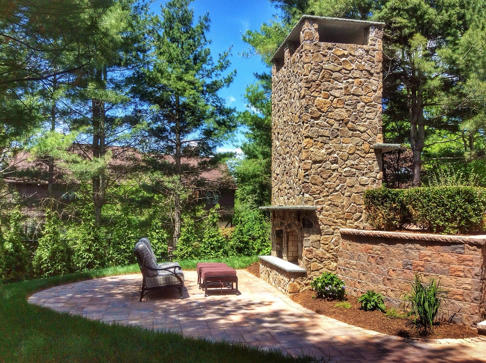 Mendham, New Jersey Backyard Retreat with Pizza Oven. by Earth, Turf & Blooms - Photo 3
