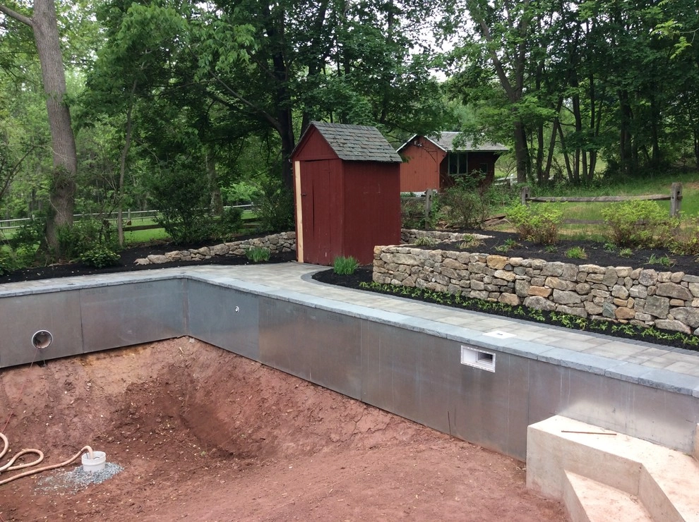 Morris County, NJ Pool Waiting for Liner by Earth, Turf & Blooms - Photo 3