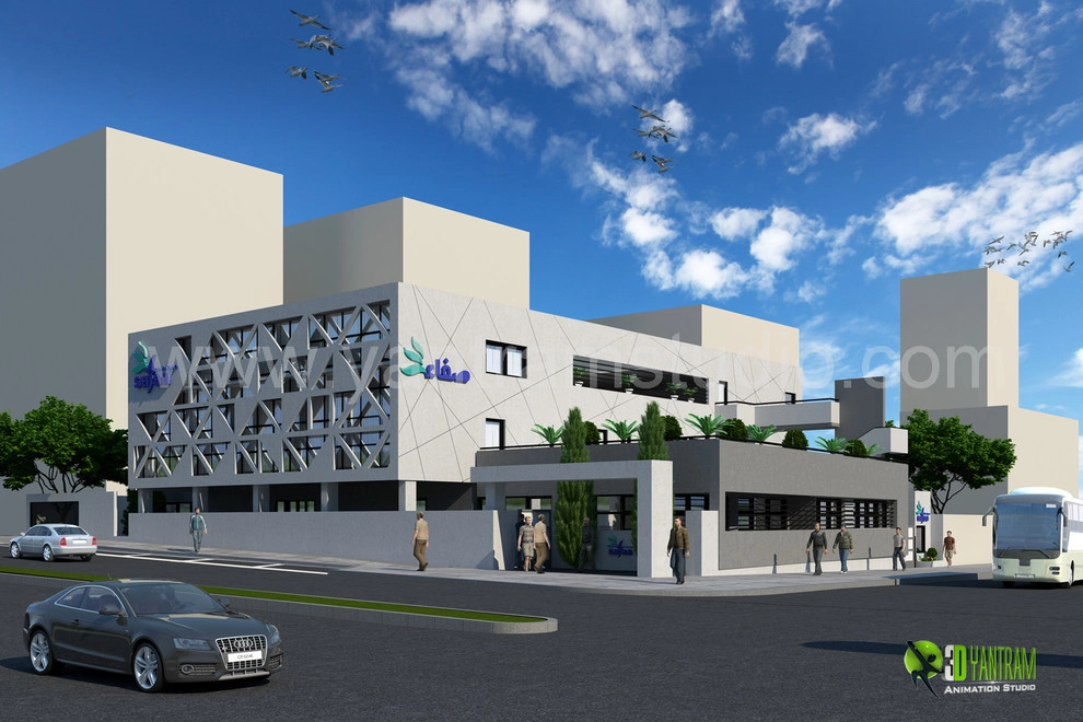 3d rendu architectural by YANTRAM Animation Studio - Photo 3