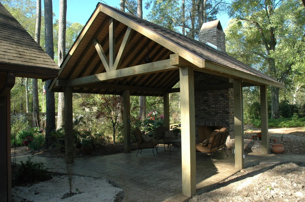 Denham Springs Rear Pavilion by Philip Moser Associates Landscape Architects - Photo 5