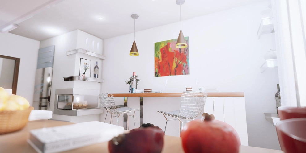 Modern Single Bedroom Apartment by Edge VR Studios - Photo 5