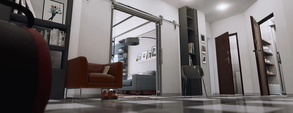 Modern Single Bedroom Apartment by Edge VR Studios - Photo 9