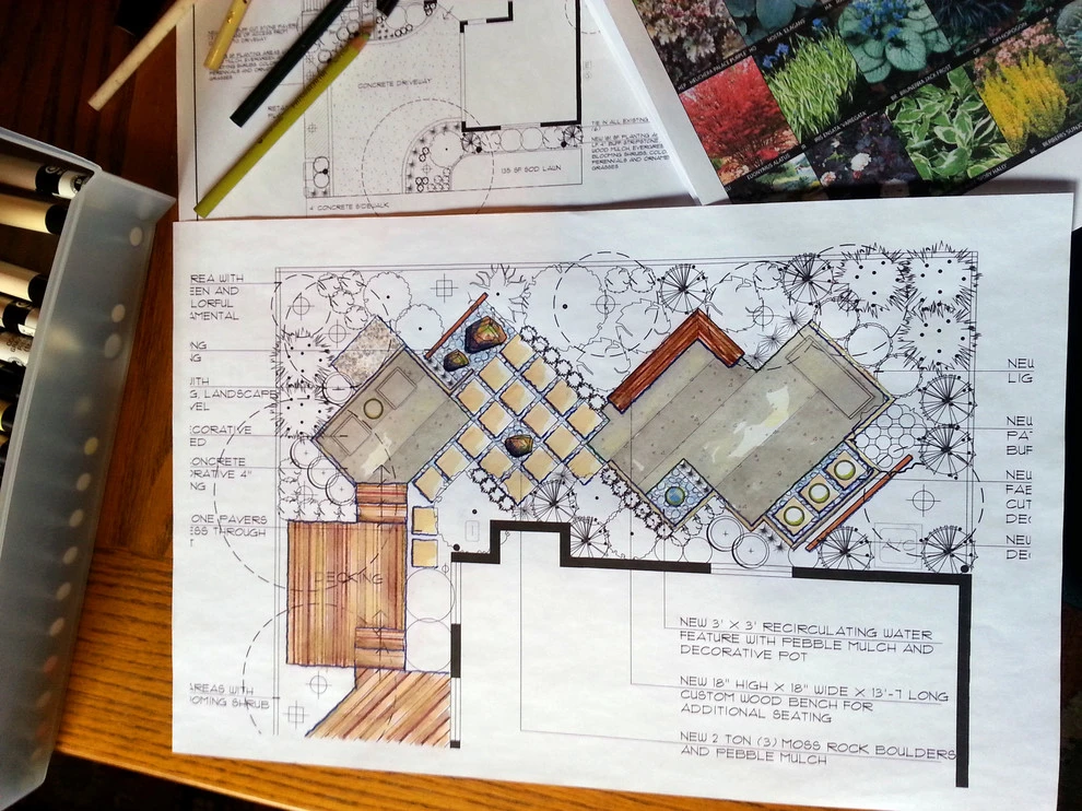 Hand Rendered AutoCAD by Reber Landscape Architecture - Photo 3