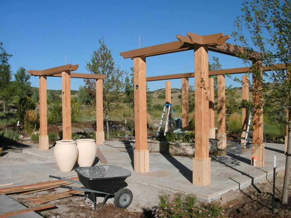 Arbor photos (in progress) and examples of arbor elevations by Reber Landscape Architecture - Photo 3
