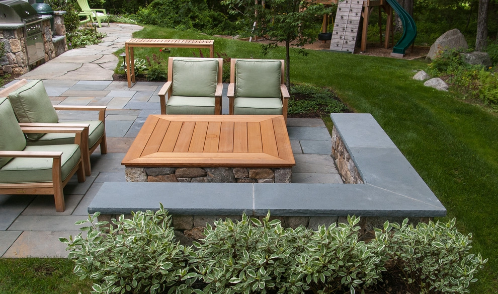 Woodland Fire Pit Patio by A Blade Of Grass - Photo 8