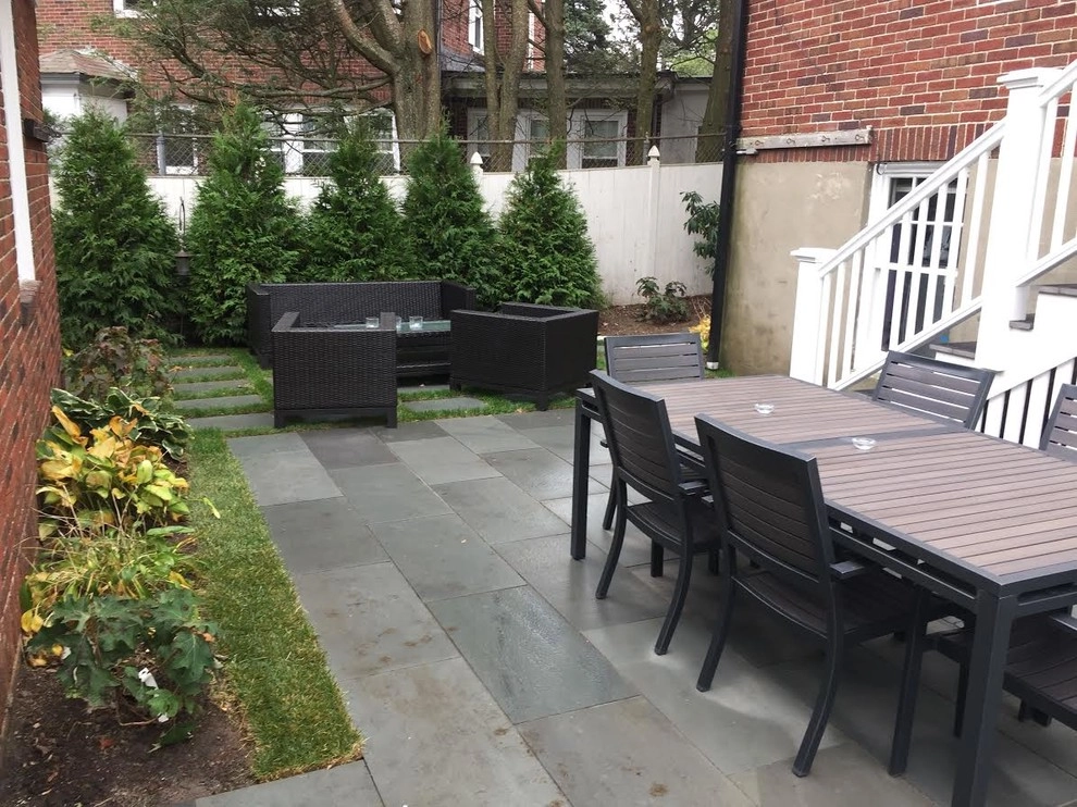 Outdoor Living-room in Newton by Elizabeth Gourley Design - Photo 7