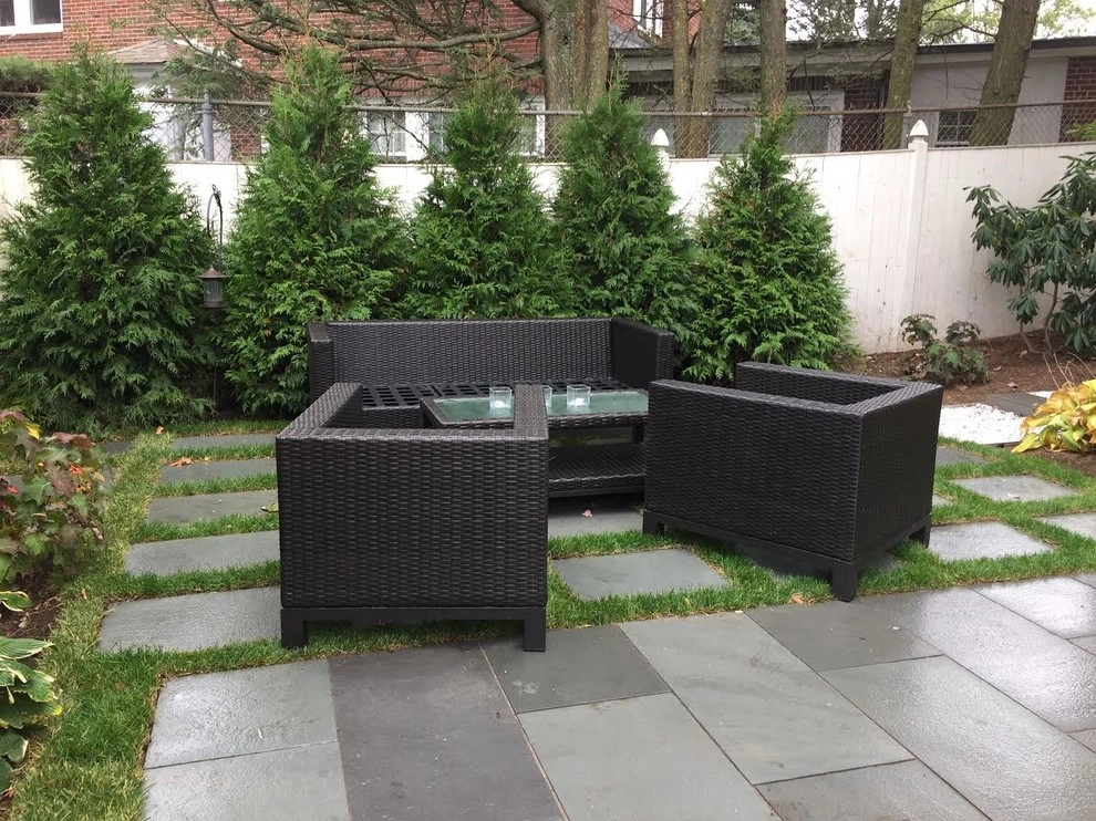 Outdoor Living-room in Newton by Elizabeth Gourley Design - Photo 8