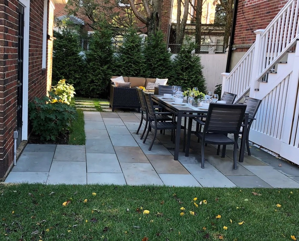 Outdoor Living-room in Newton by Elizabeth Gourley Design - Photo 5
