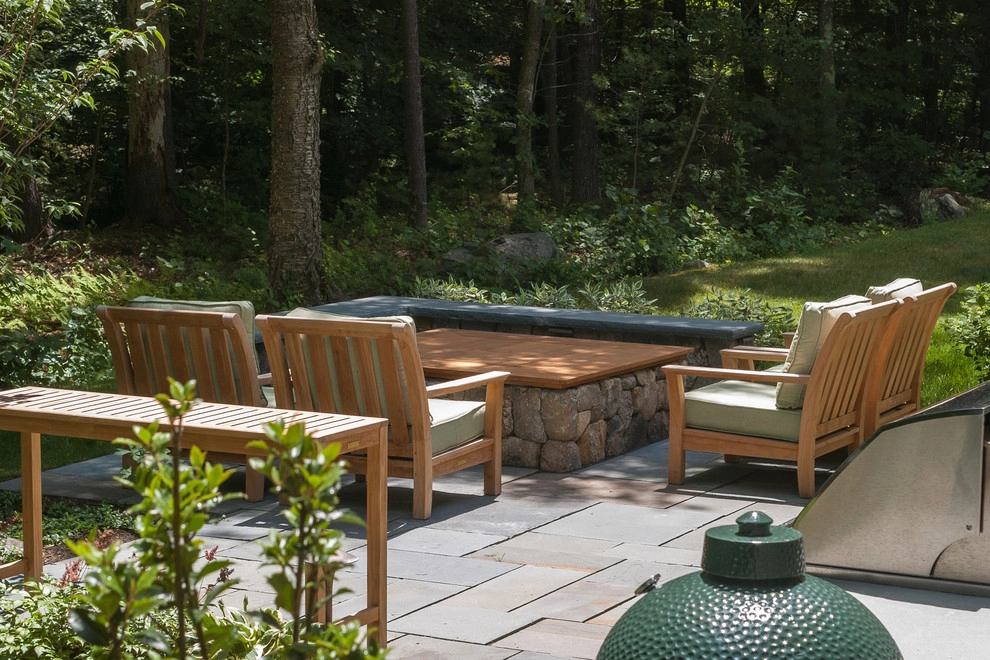 Woodland Fire Pit Patio by A Blade Of Grass - Photo 7
