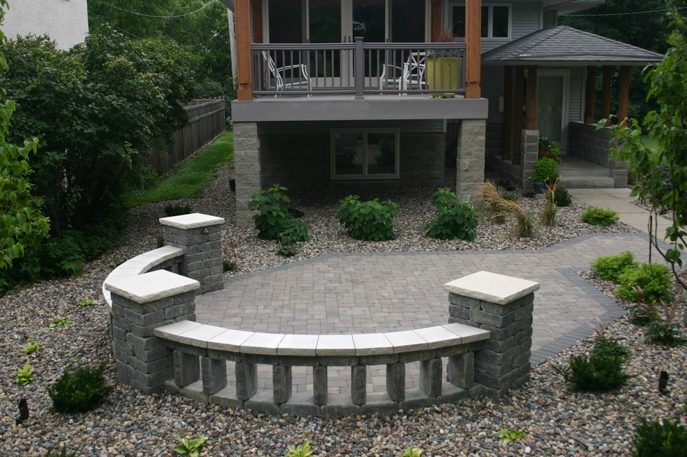Minneapolis Front Yard Outdoor Living Area by Steve Wilde - Bachman's Landscape Design - Photo 7