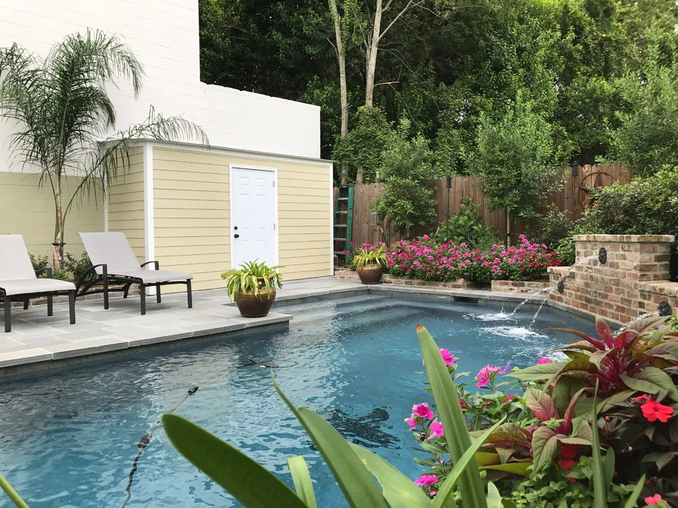 Pool, Waterfall, and Landscaping by Exterior Designs, Inc. By Beverly Katz - Photo 26