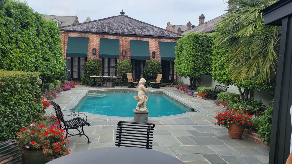 Pool, Waterfall, and Landscaping by Exterior Designs, Inc. By Beverly Katz - Photo 9