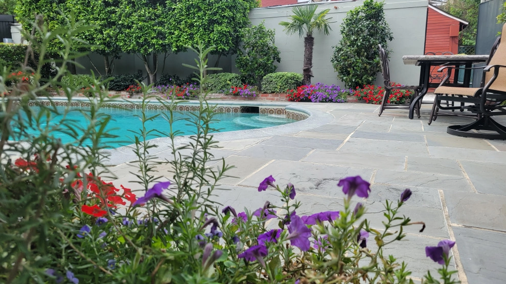 Pool, Waterfall, and Landscaping by Exterior Designs, Inc. By Beverly Katz - Photo 18