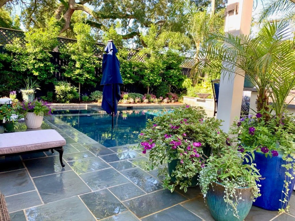 Pool, Waterfall, and Landscaping by Exterior Designs, Inc. By Beverly Katz - Photo 43