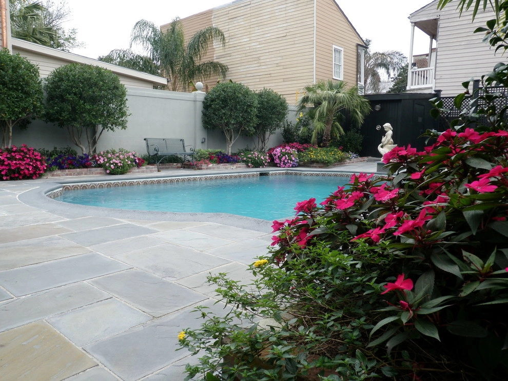 Pool, Waterfall, and Landscaping by Exterior Designs, Inc. By Beverly Katz - Photo 6