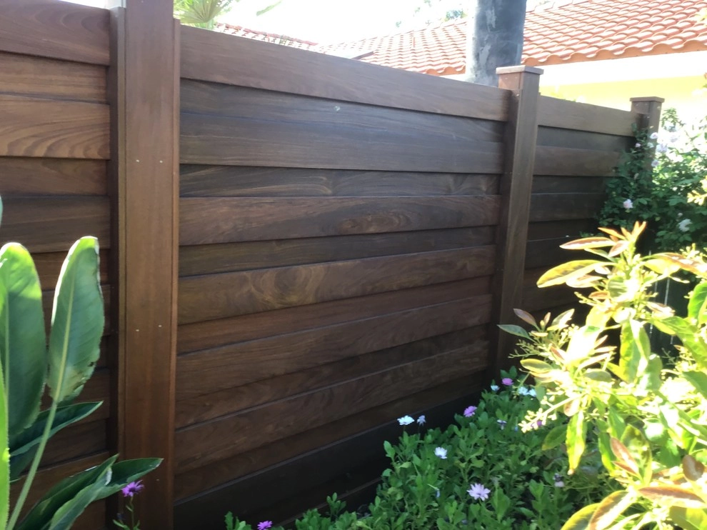 Red wood Fence , Horizontals Boards by Exterior Designs Landscape - Photo 9