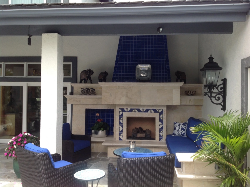 Fireplace / Solana Beach by Exterior Designs Landscape - Photo 5