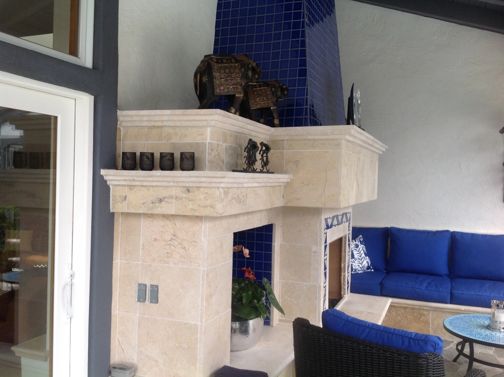 Fireplace / Solana Beach by Exterior Designs Landscape - Photo 8