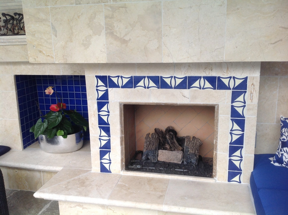 Fireplace / Solana Beach by Exterior Designs Landscape - Photo 7