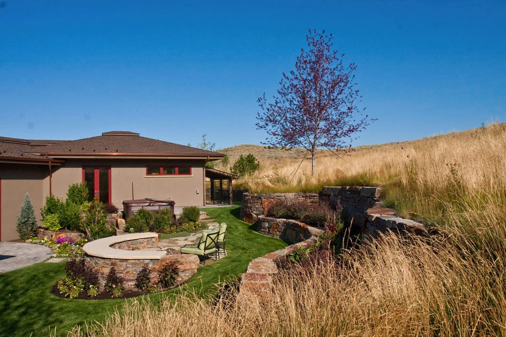 Sun Valley | Outdoor Fire Pit by Terry T. King Landscape Architecture - Photo 12