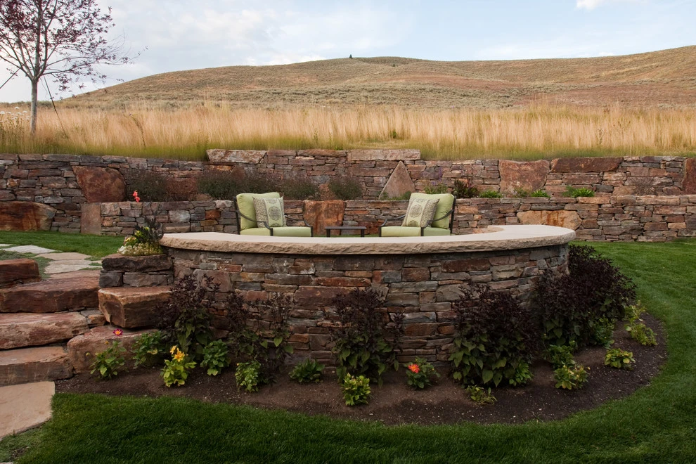 Sun Valley | Outdoor Fire Pit by Terry T. King Landscape Architecture - Photo 15