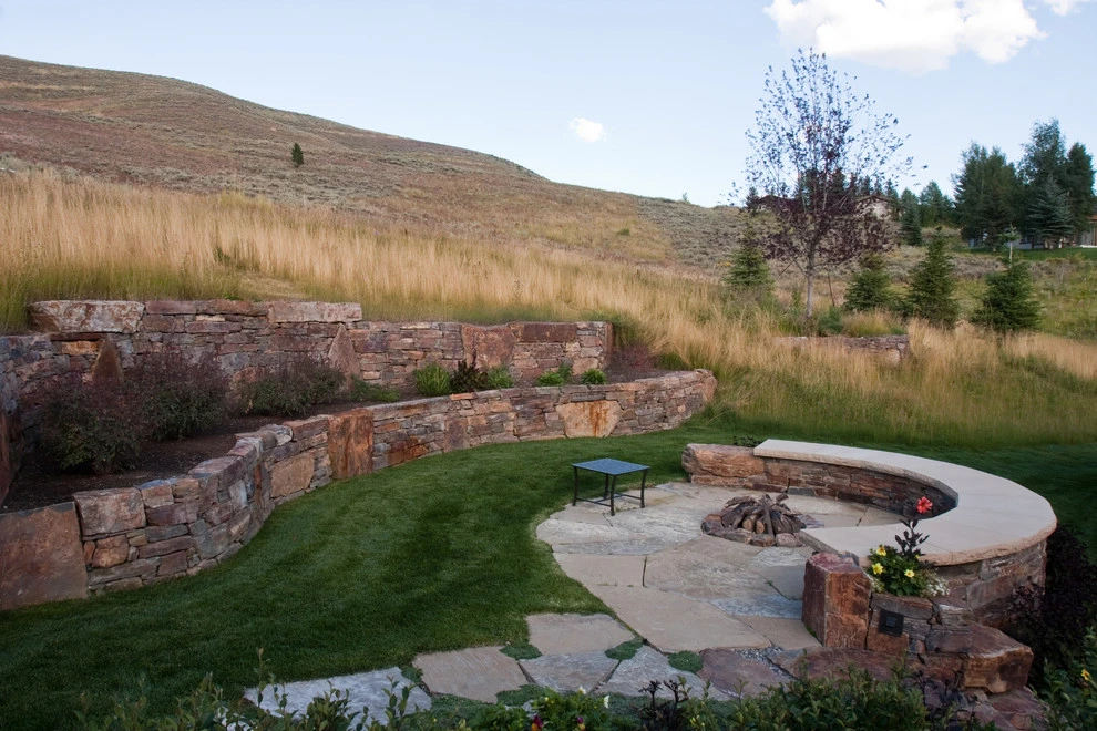 Sun Valley | Outdoor Fire Pit by Terry T. King Landscape Architecture - Photo 10