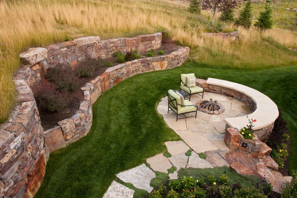 Sun Valley | Outdoor Fire Pit by Terry T. King Landscape Architecture - Photo 2