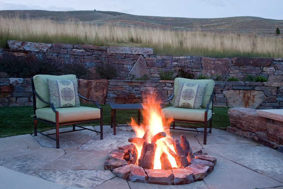 Sun Valley | Outdoor Fire Pit by Terry T. King Landscape Architecture - Photo 11