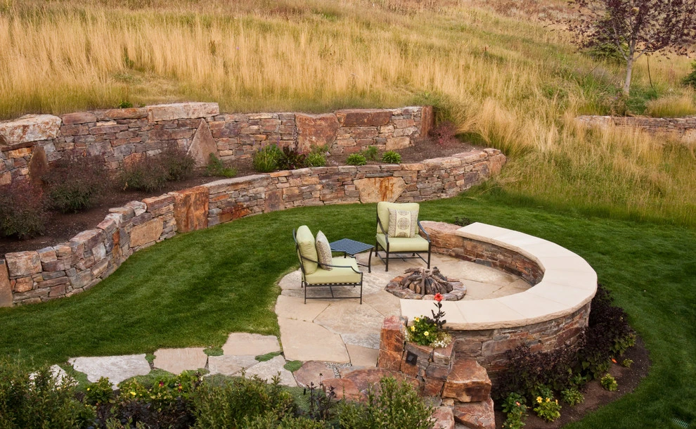 Sun Valley | Outdoor Fire Pit by Terry T. King Landscape Architecture - Photo 17