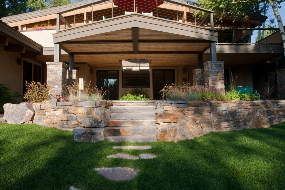 Ketchum | 3 Rivers Stone Walkways by Terry T. King Landscape Architecture - Photo 5