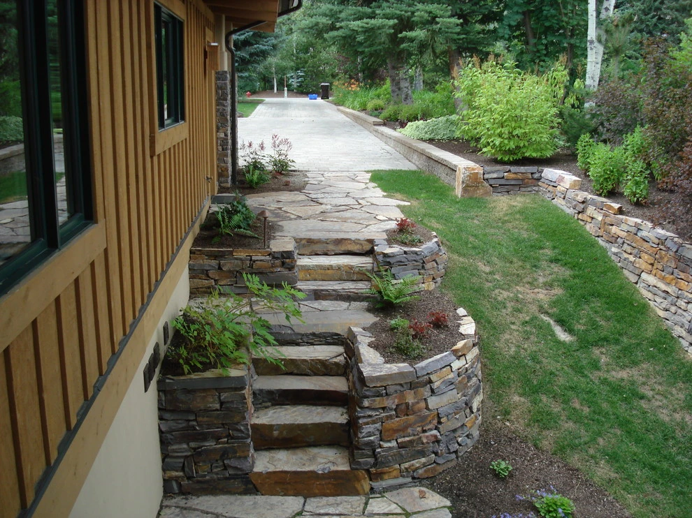 Ketchum | 3 Rivers Stone Walkways by Terry T. King Landscape Architecture - Photo 35