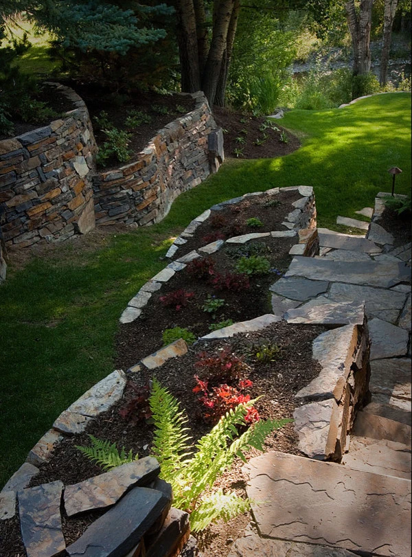 Ketchum | 3 Rivers Stone Walkways by Terry T. King Landscape Architecture - Photo 12
