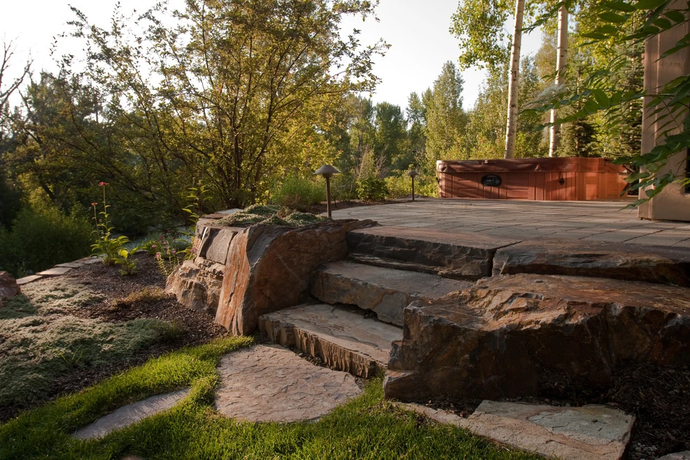 Ketchum | 3 Rivers Stone Walkways by Terry T. King Landscape Architecture - Photo 66
