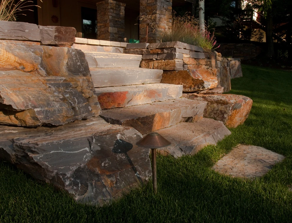 Ketchum | 3 Rivers Stone Walkways by Terry T. King Landscape Architecture - Photo 28