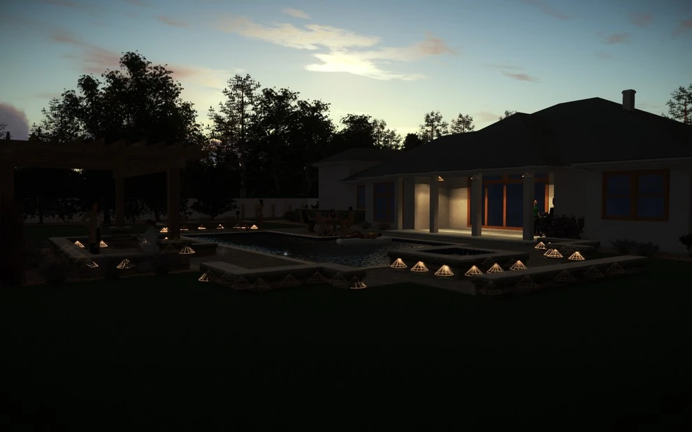 Eagle Residence 3D Renderings by Terry T. King Landscape Architecture - Photo 7