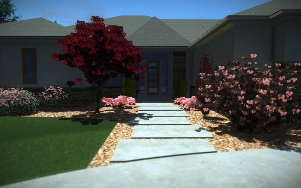 Eagle Residence 3D Renderings by Terry T. King Landscape Architecture - Photo 4