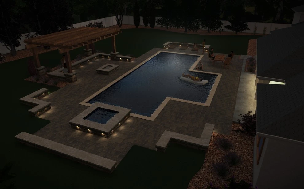Eagle Residence 3D Renderings by Terry T. King Landscape Architecture - Photo 10