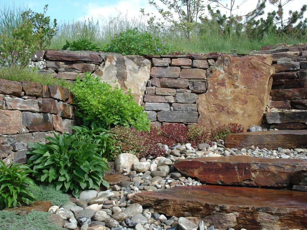 Sun Valley | Natural Stone Mountain Landscape by Terry T. King Landscape Architecture - Photo 44
