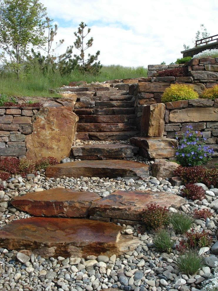 Sun Valley | Natural Stone Mountain Landscape by Terry T. King Landscape Architecture - Photo 6