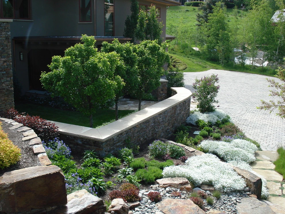 Sun Valley | Natural Stone Mountain Landscape by Terry T. King Landscape Architecture - Photo 9