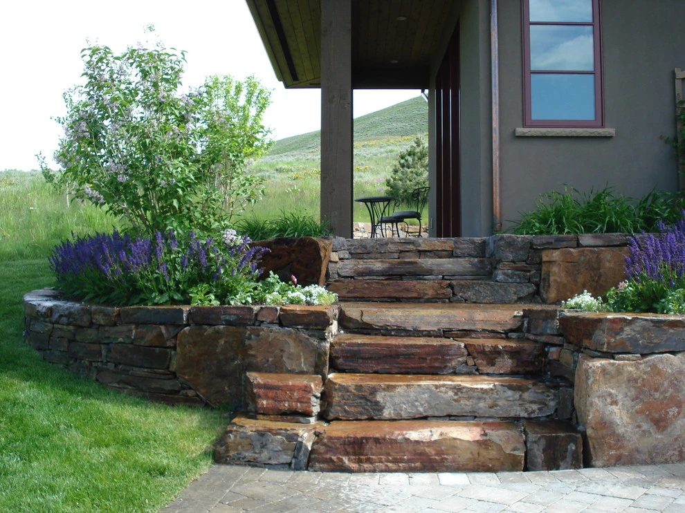 Sun Valley | Natural Stone Mountain Landscape by Terry T. King Landscape Architecture - Photo 3