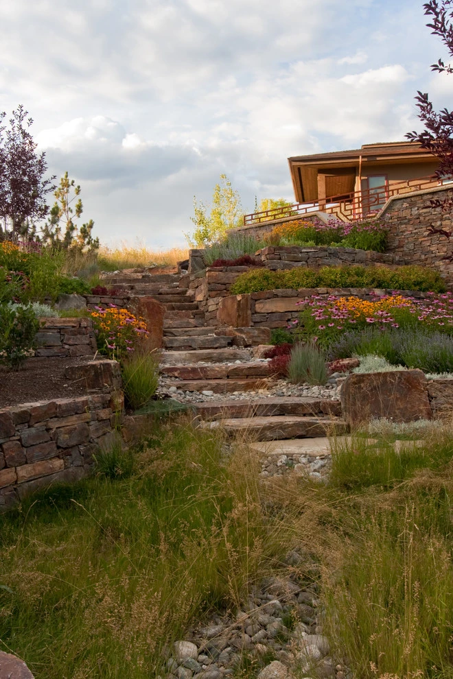 Sun Valley | Natural Stone Mountain Landscape by Terry T. King Landscape Architecture - Photo 40